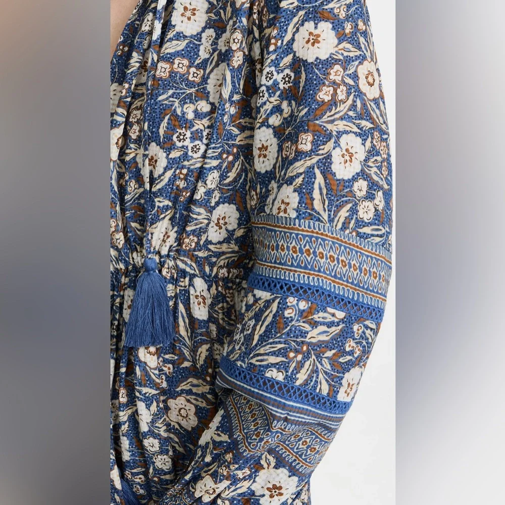 NWT $448 Veronica Beard Danica Printed Floral Dress